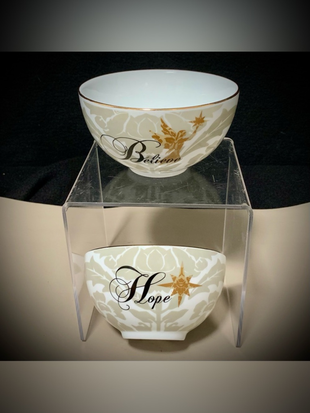 St. Nicholas Square Hope & Believe Bowls (2)
